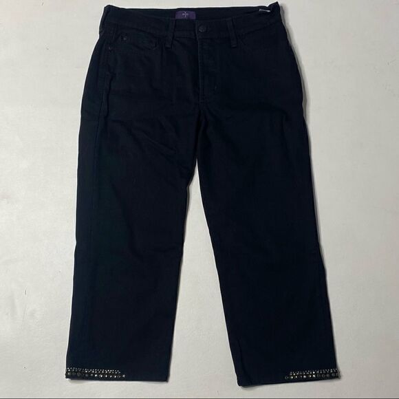 NYDJ Not Your Daughter’s Jeans | Black Crop Jeans - Picture 1 of 5